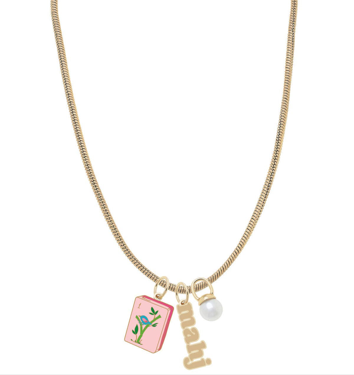 Mahjong Charm Necklace