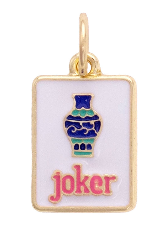 Joker Mahjong Tile Charm