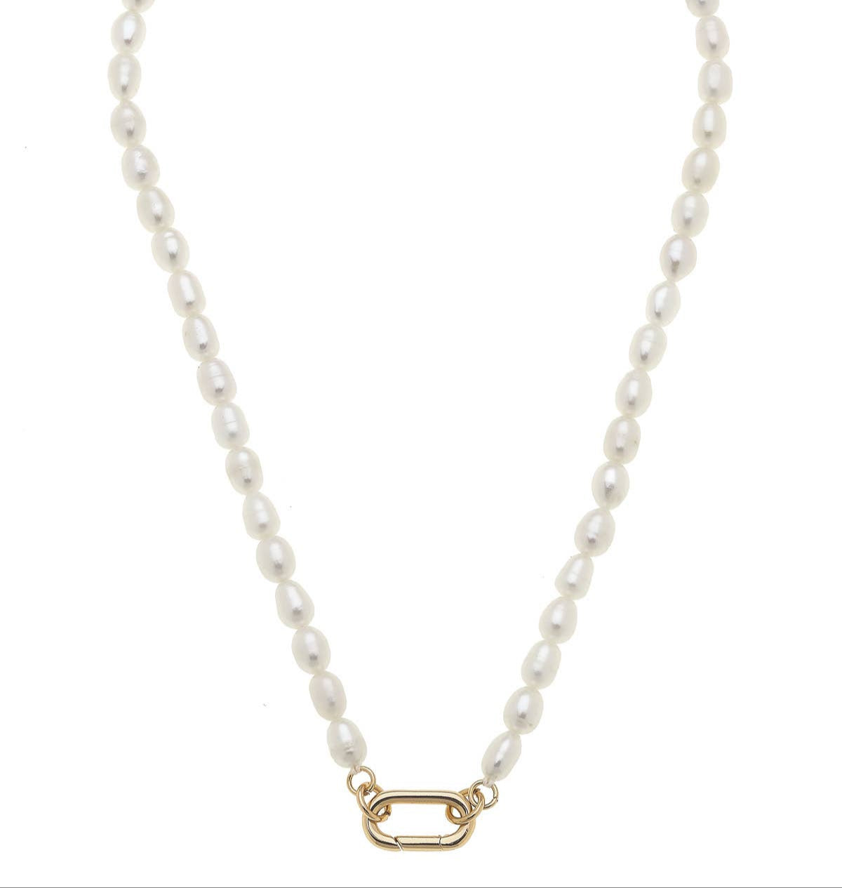 Piper Freshwater Pearl Charm Necklace