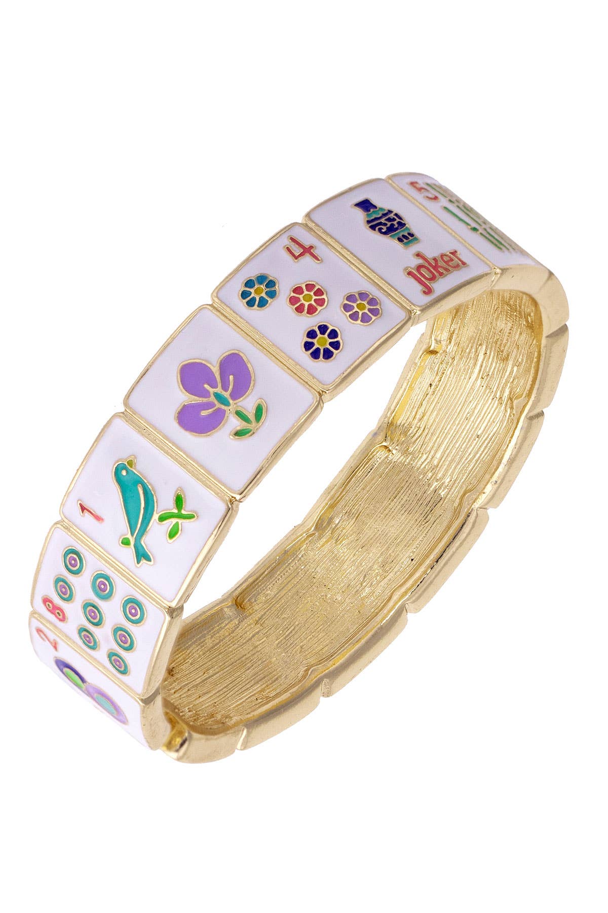 Enamel Hinge Bangle