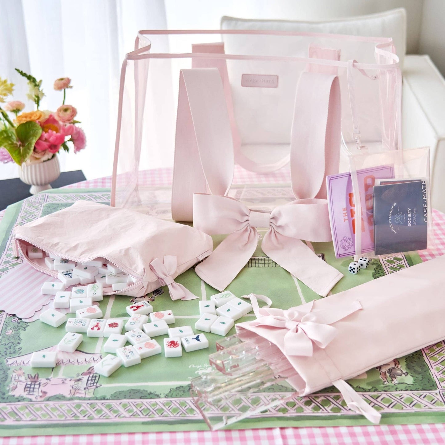 Mahjong Jelly Tote Set
