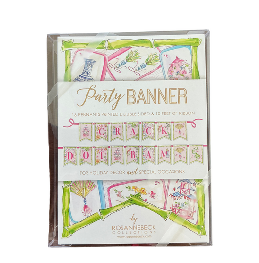 Crak Dot Bam Mahjong Icons Party Banner