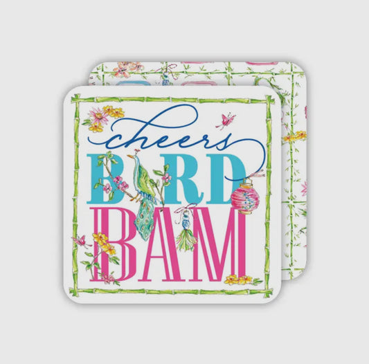 Cheers Bird Bam Mahjong Coaster Set of 20