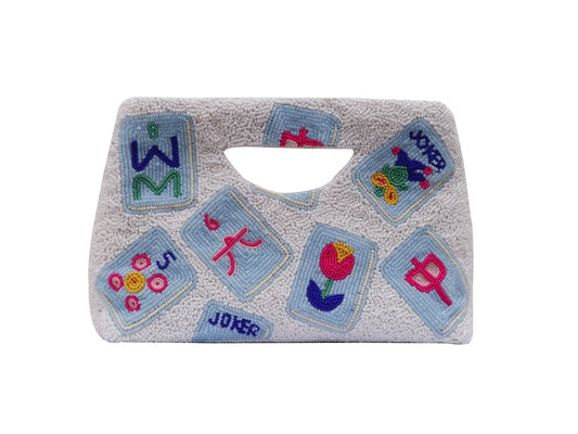 Mahjong Cutout Handle Purse