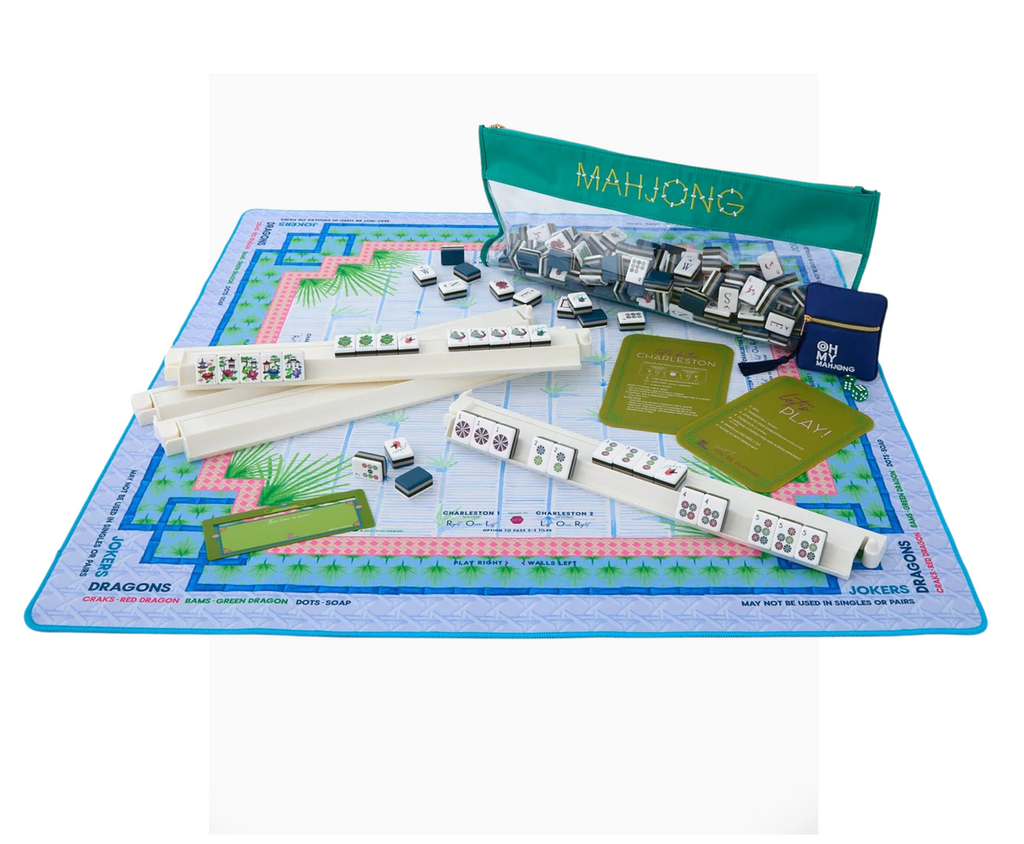 Gatsby TIle Set & Palm Paradise Mat Rental