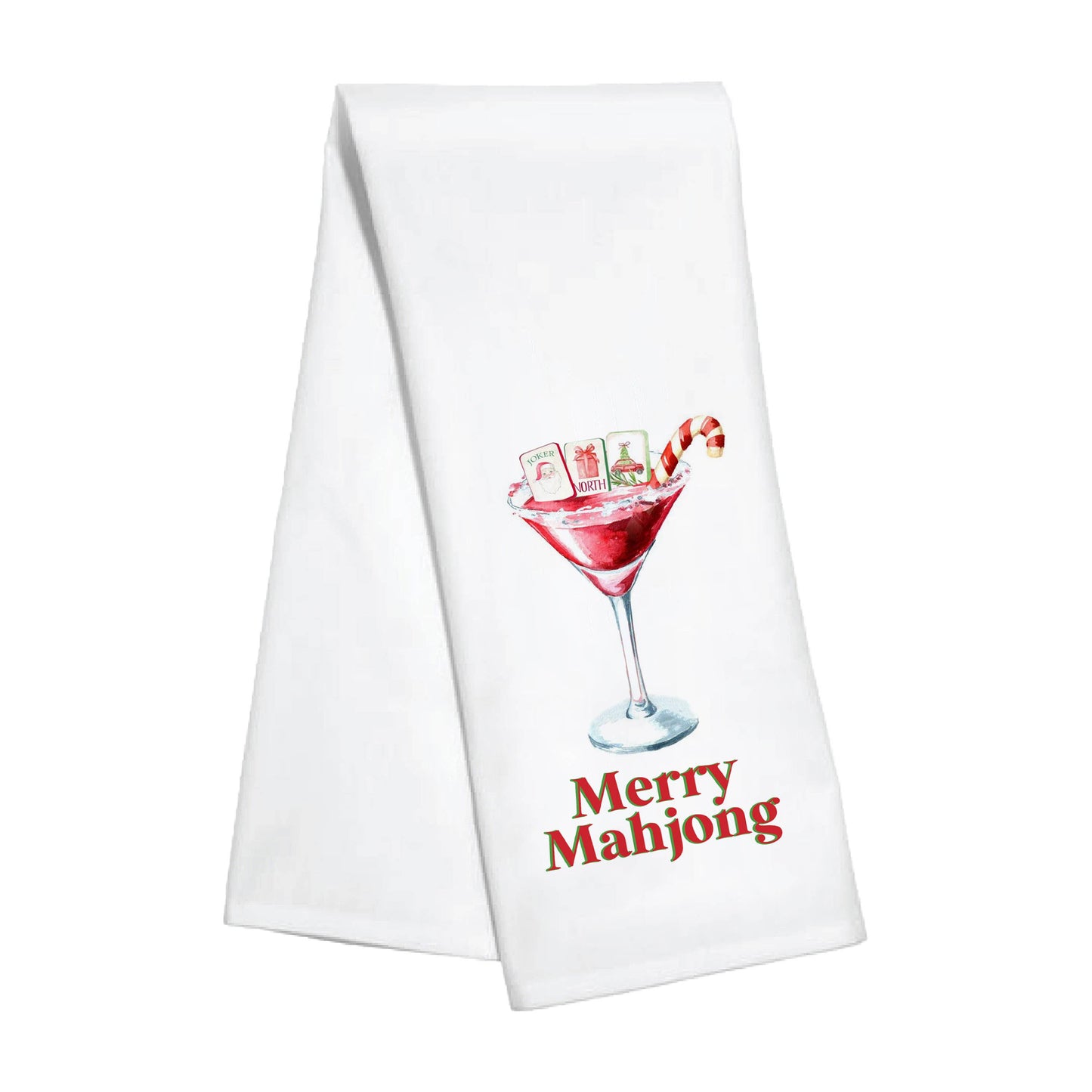 Merry Mahjong Kitchen Towel