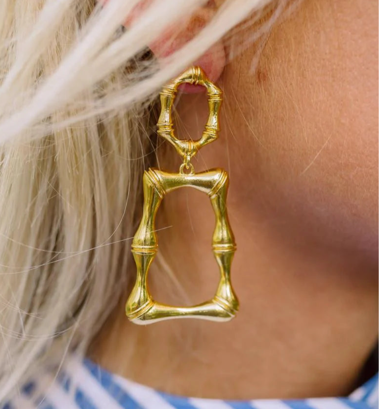 Jordan Statement Bamboo Earrings