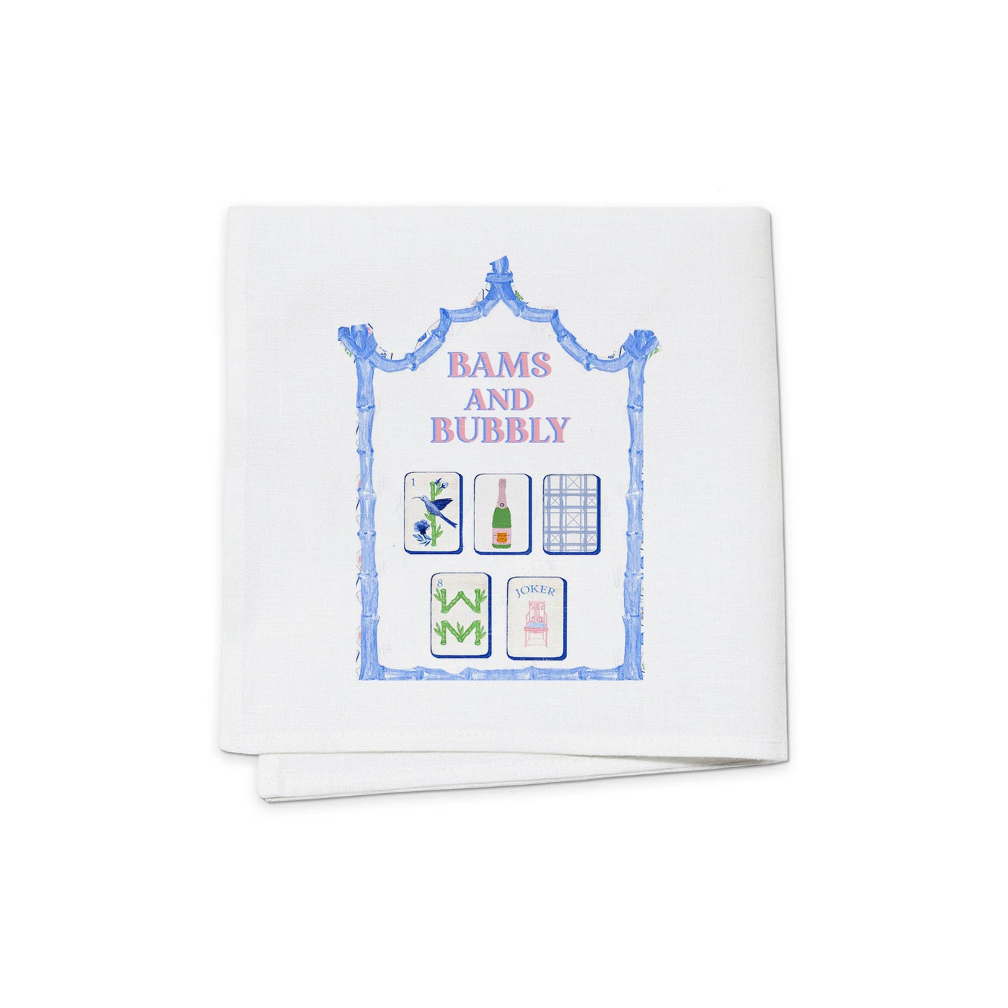 Bams and Bubbly Cocktail Napkins