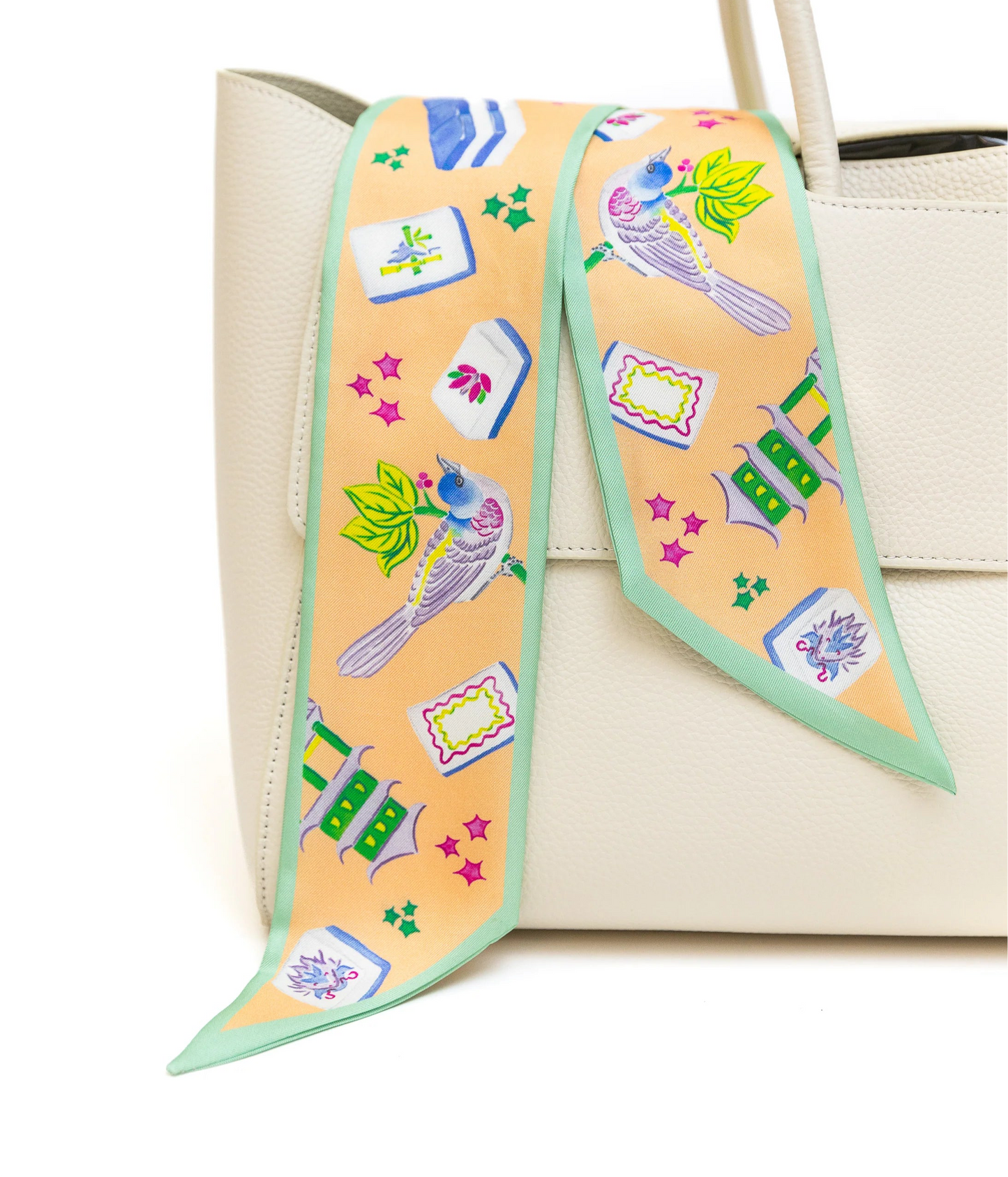 Catherine Cartie x Bam Bird Boutique Silk Twilly