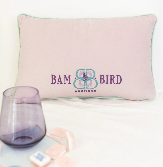 “I’ll Shuffle, You Pour” Needlepoint Pillow