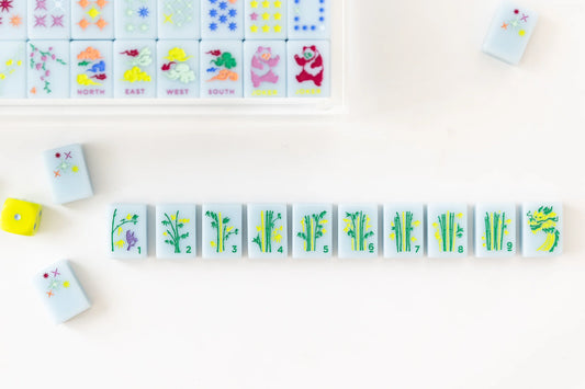 East Meets West Tile Set in Sky Blue