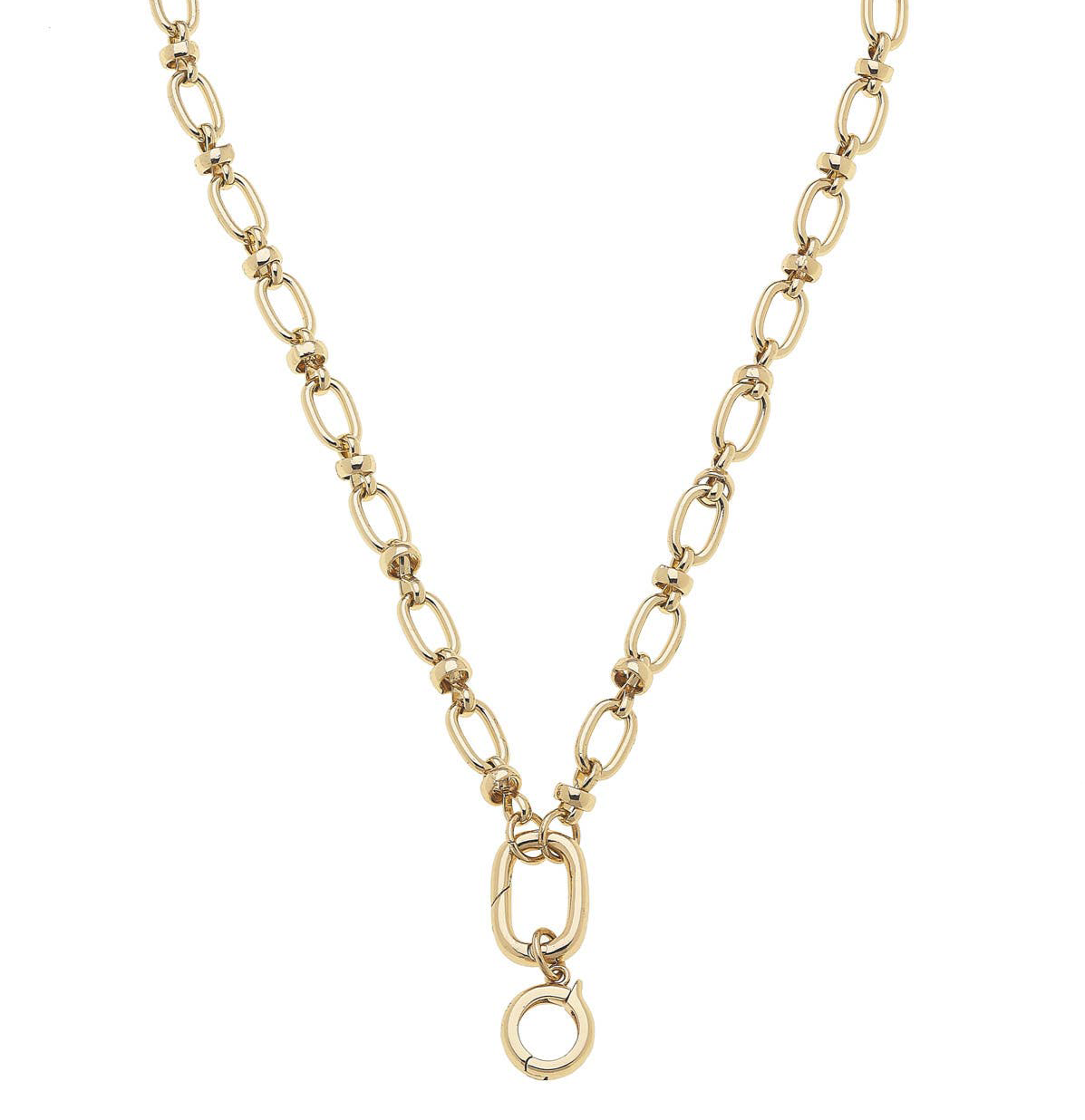 Lilah Cable Link Charm Necklace Base