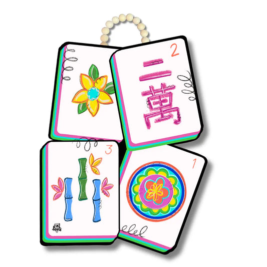 Mahjong Tiles Door Hanger