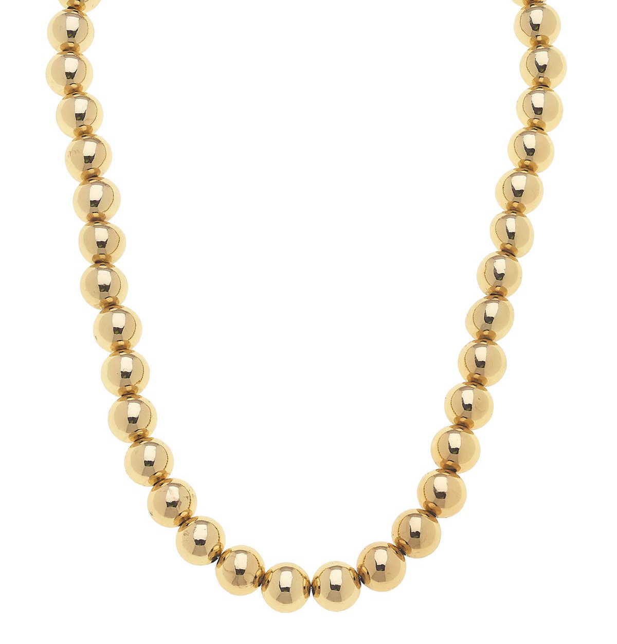 Jasper Ball Bead Necklace