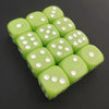 Green Acrylic Dice Set