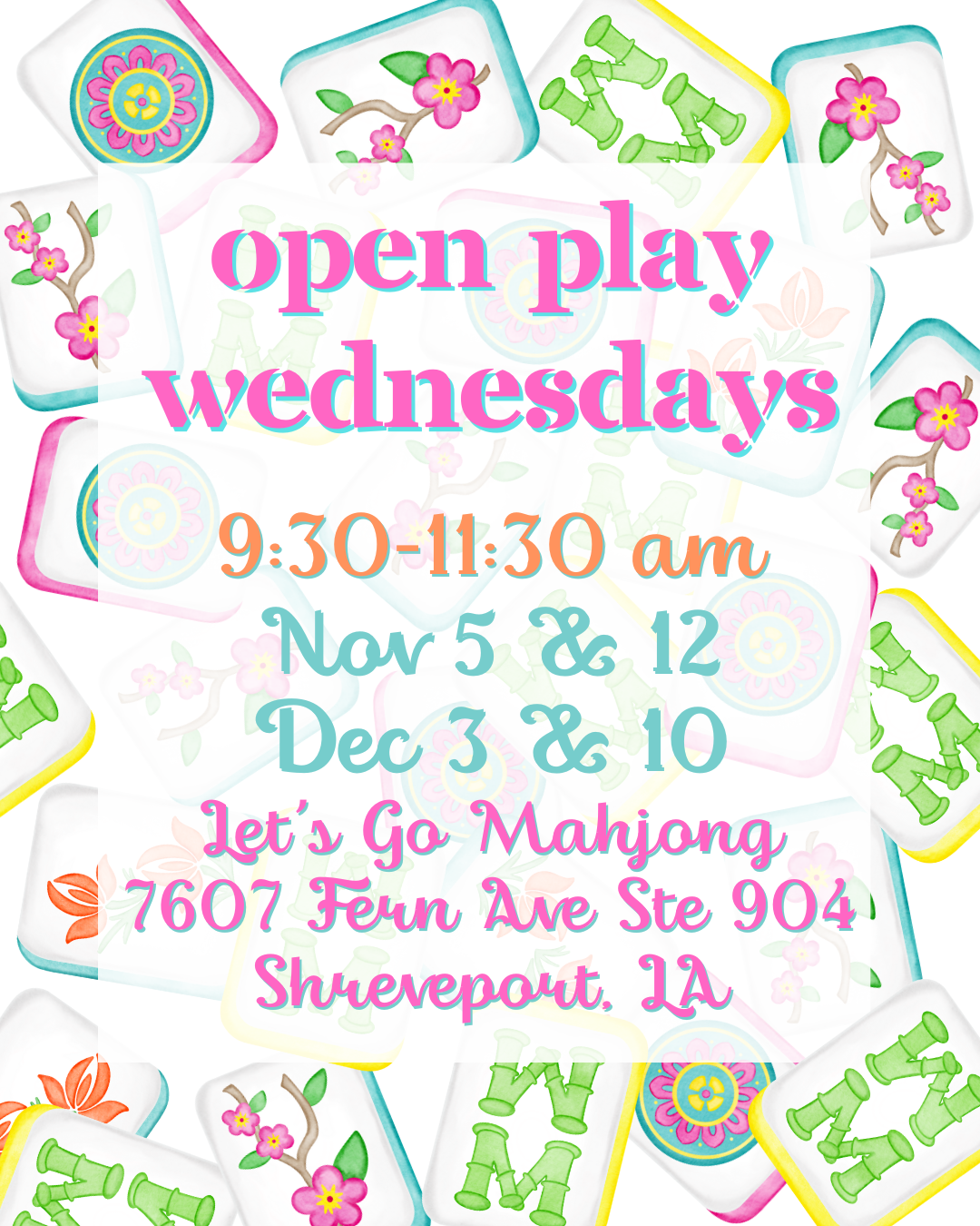 Open Play Wednesdays