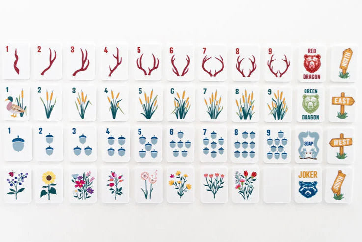 Mini Mahjer Woodlands Complete Game Set