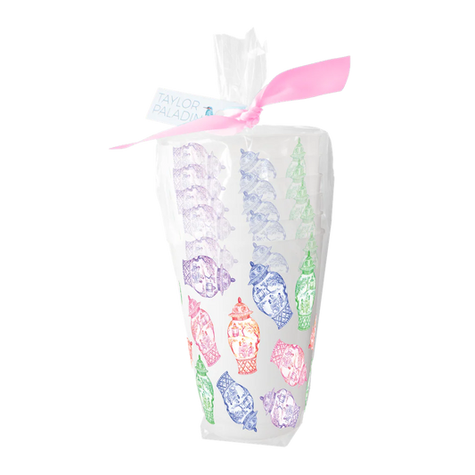 Ginger Jar Frosted Cup Set