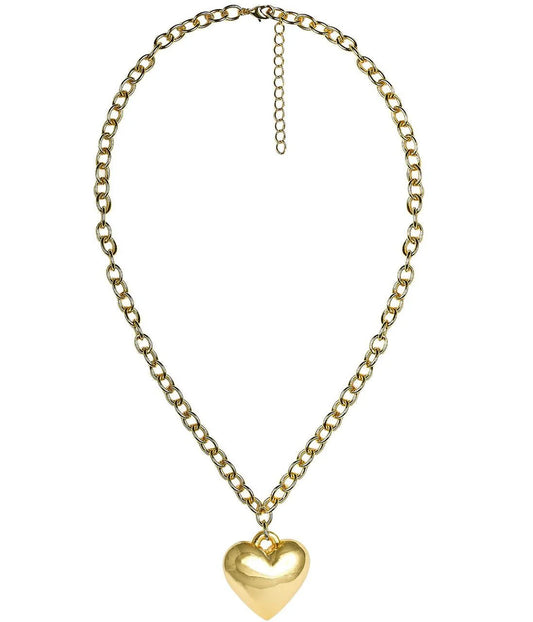 Sienna Puffy Heart Necklace