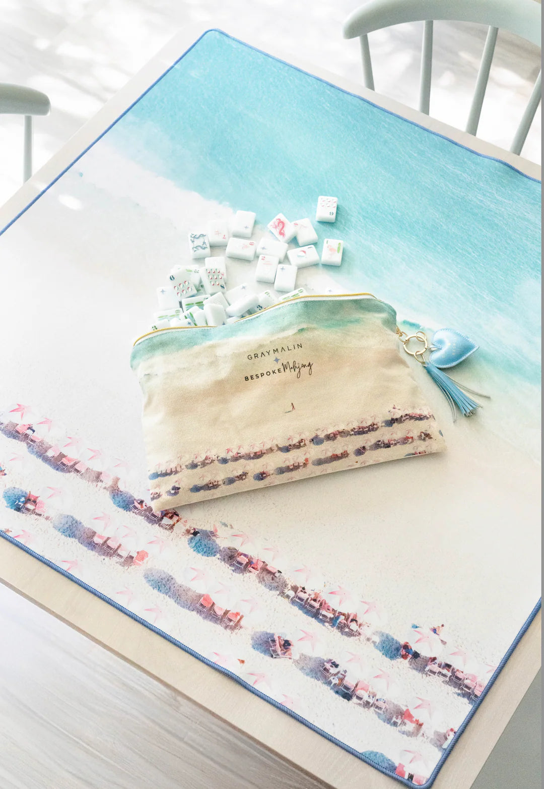 Gray Malin Beach Club Tiles (Ocean Blue)
