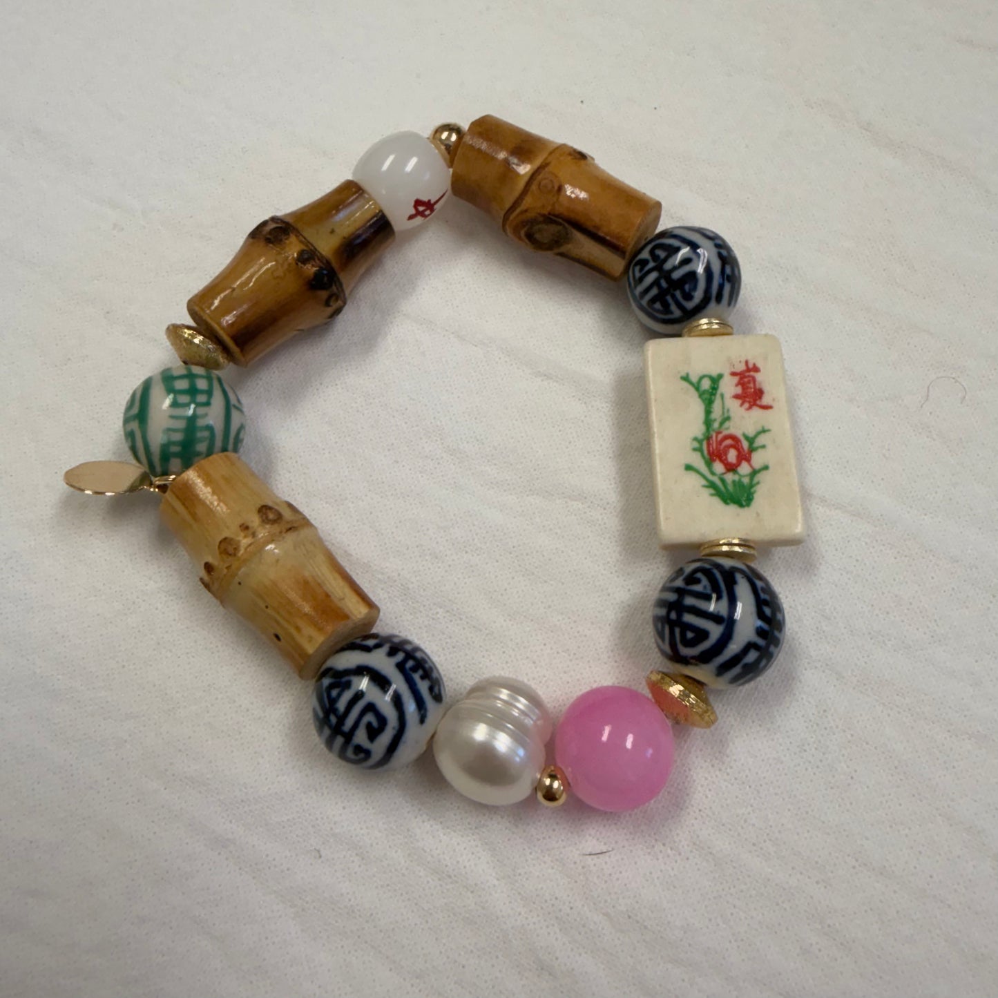 Mahjong Tile Bracelet