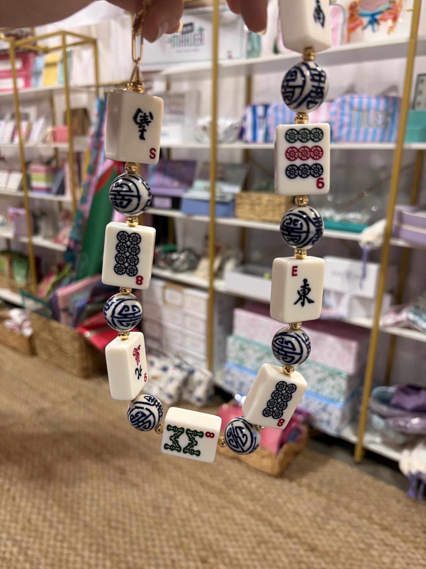 Chinoiserie Tile Necklace