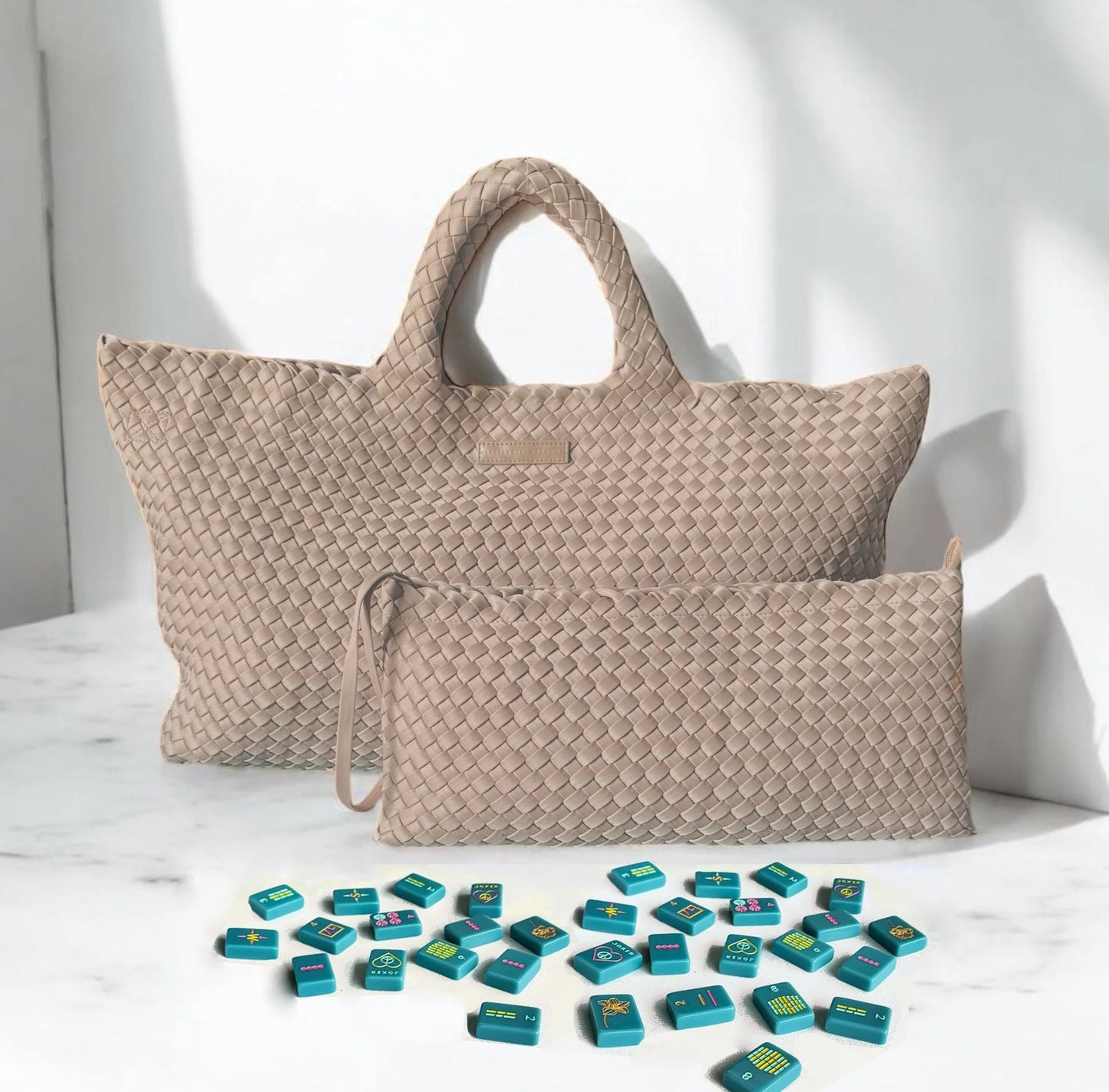 Woven Mahjong Carryall