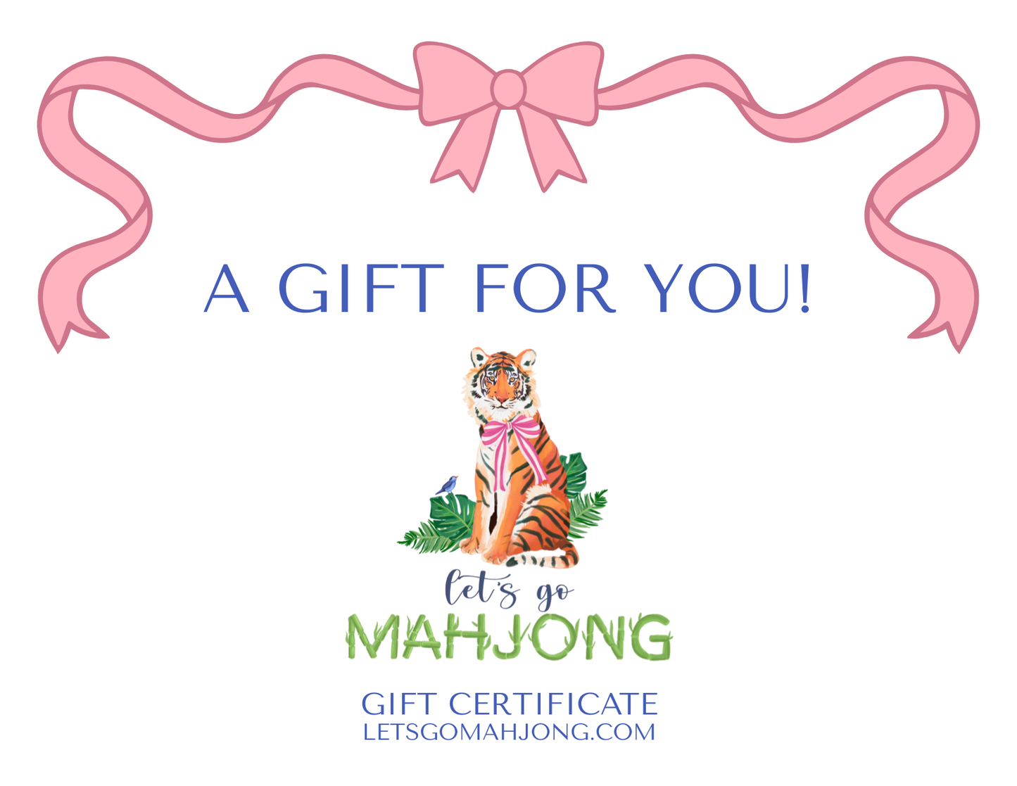 Let's Go Mahjong Gift Card