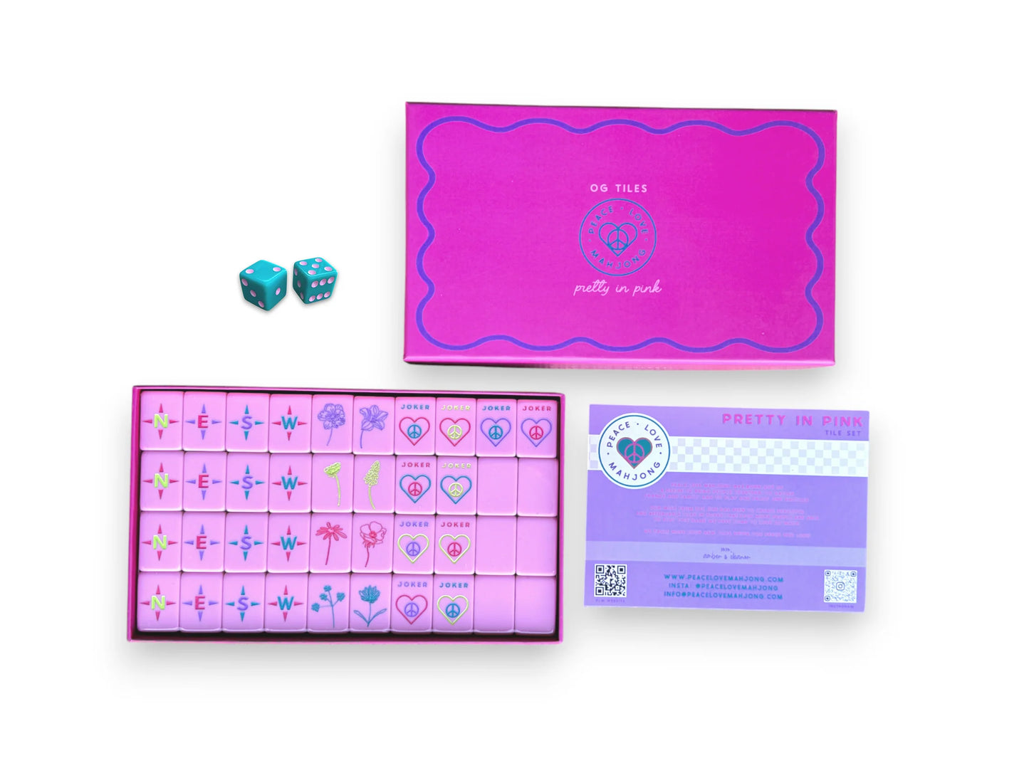 Pretty in Pink OG Mahjong Tiles