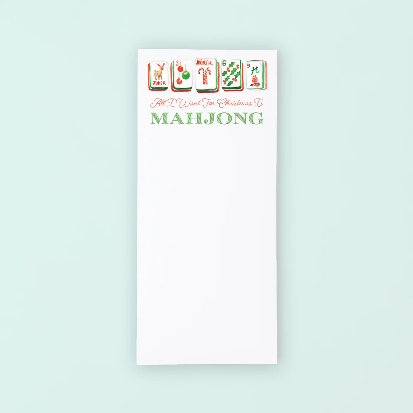 Holiday Mahjong Listpad