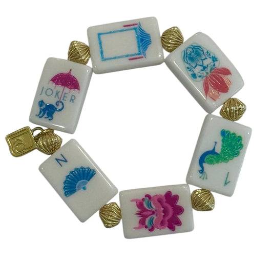 Kori Green x OMM Tile Bracelet Blanc