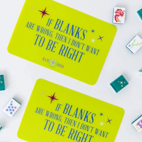 Blanks are for Cheaters Shuffler Set