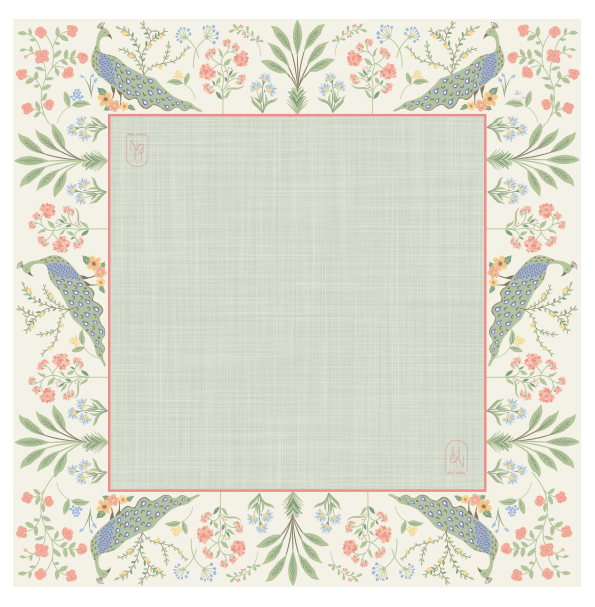 Peacock Garden Mat