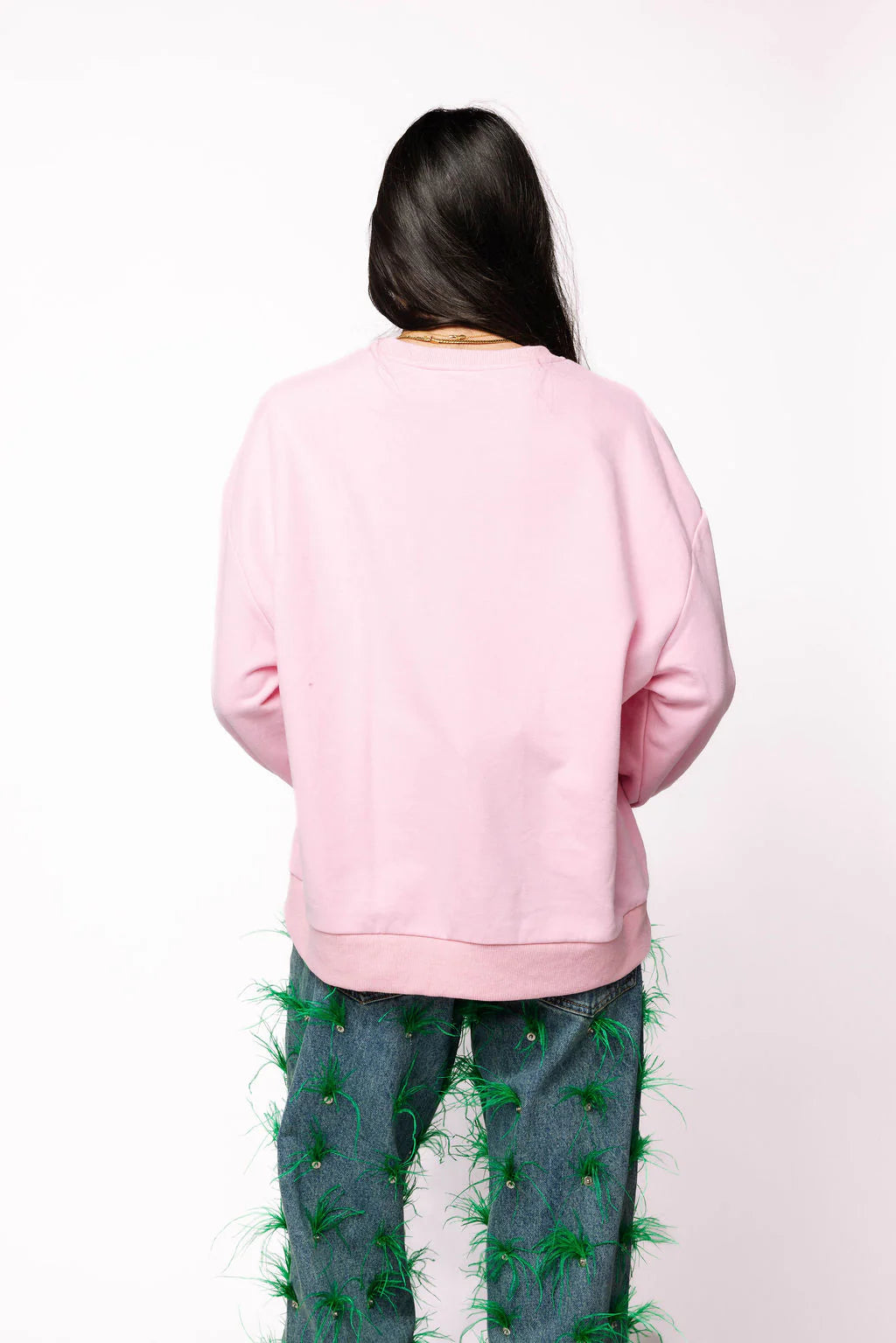 Pink Mahjong Christmas Tree Sweatshirt