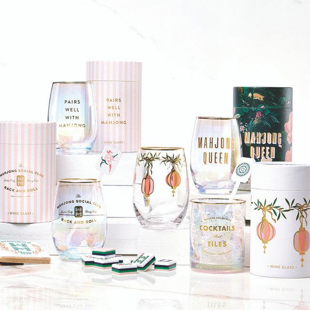 Cocktails and Tiles Glass