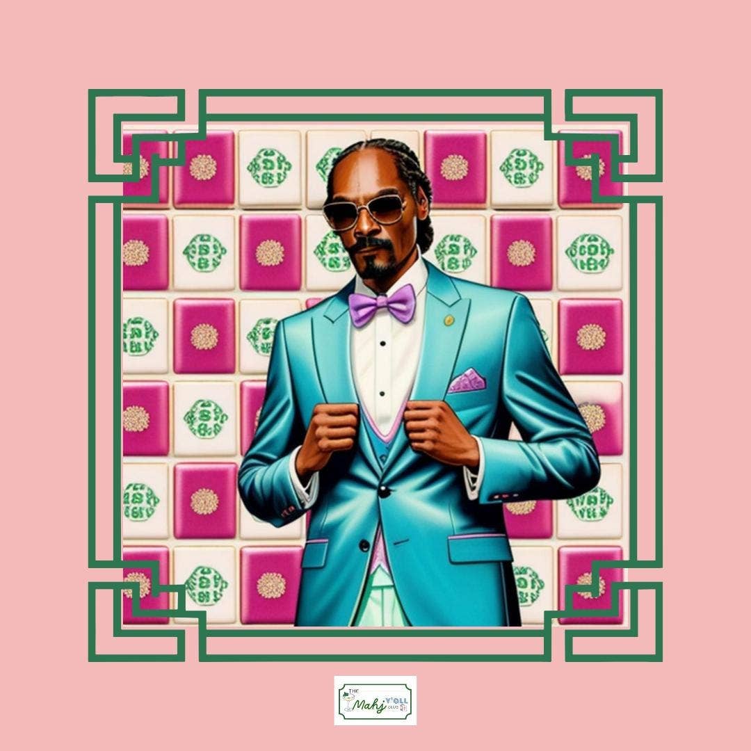 Snoop Dogg Mahjong Mat Pink
