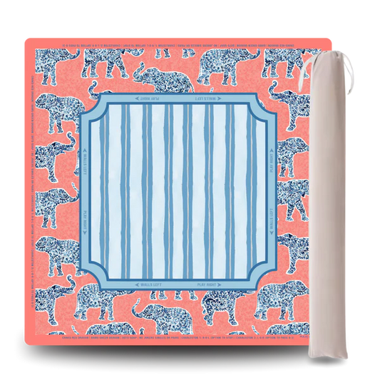 Chinoiserie Elephant Mahjong Mat