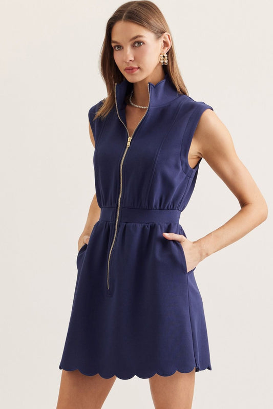 Kelly Navy Mini Dress