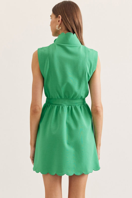Kelly Green Mini Dress