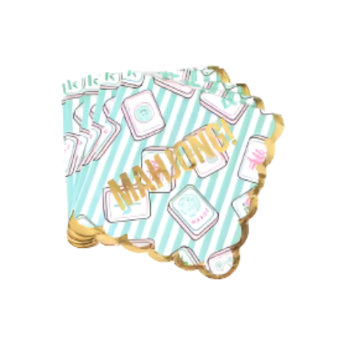 Mahjong Beverage Napkins