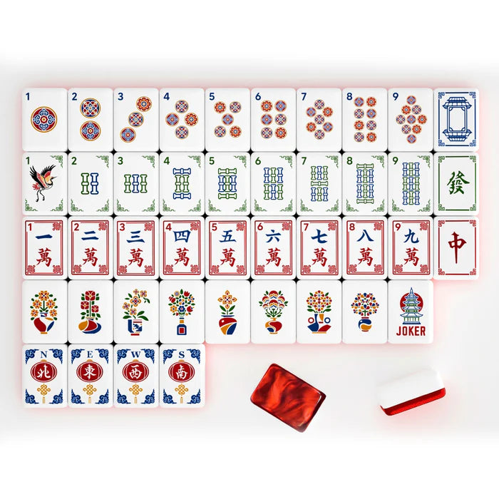 Ruby Mahjong Tile Set