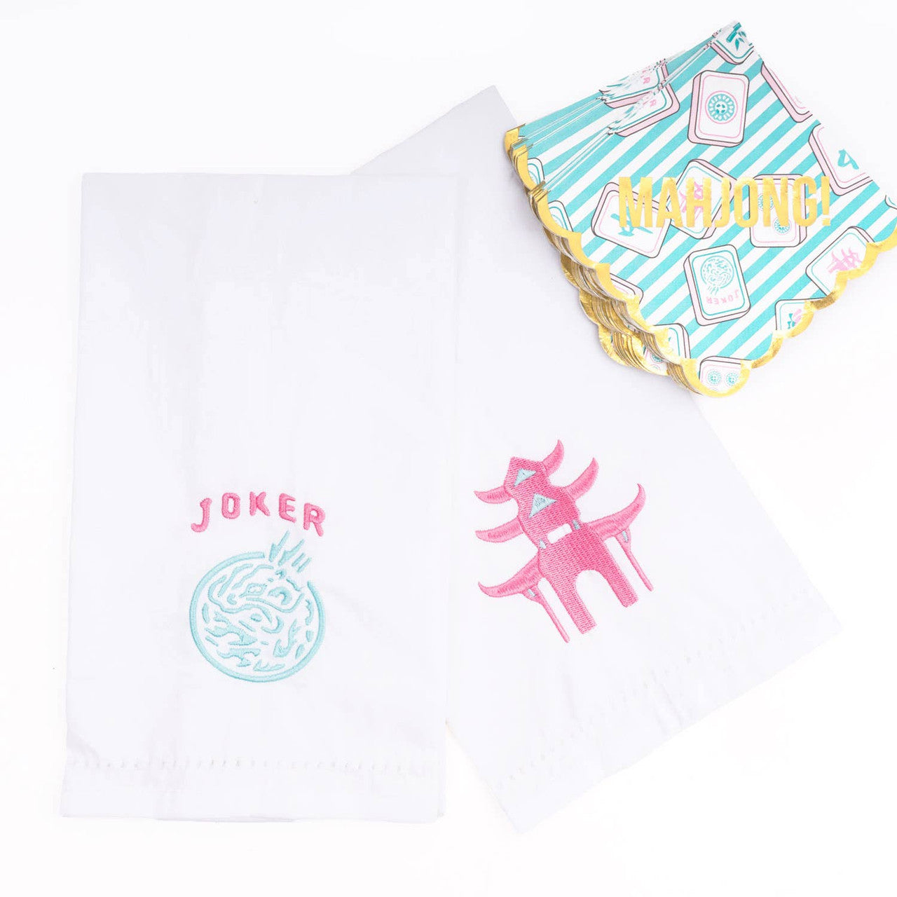 Embroidered Bar Towel Set
