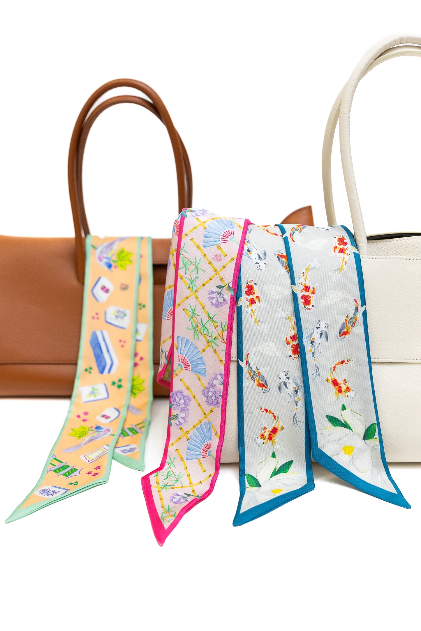 Catherine Cartie x Bam Bird Boutique Silk Twilly