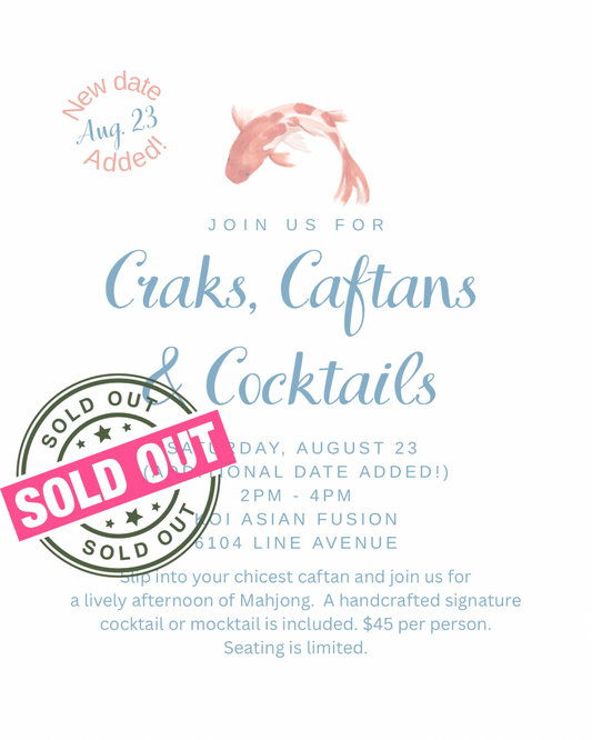 Craks, Caftans and Cocktails