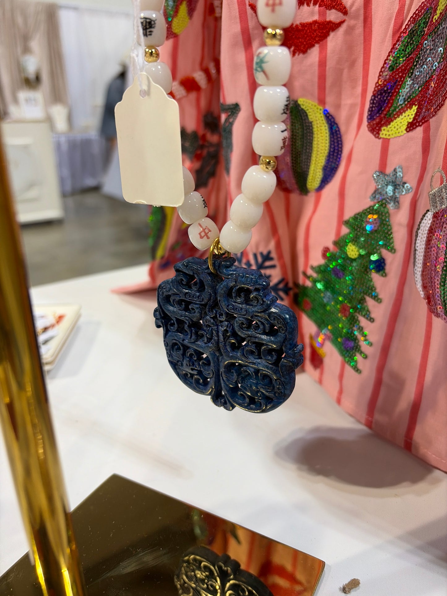 Mahjong Statement Necklace