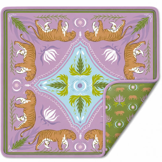 Moon Tiger Double Sided Mahjong Mat