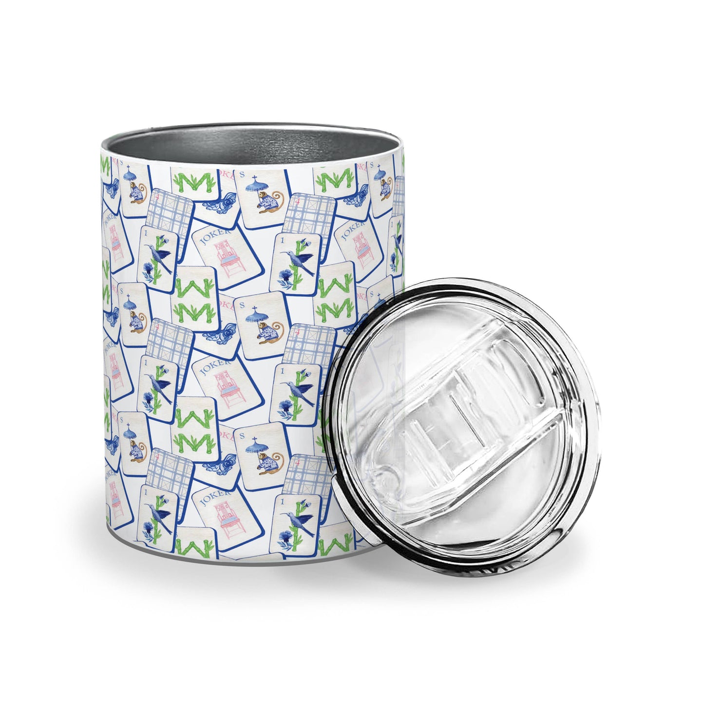 Mahjong Print 12oz Tumbler