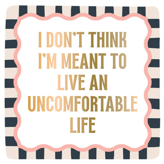 Uncomfortable Life Ceramic Trinket Dish