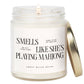 Smells Like She's Playing Mahjong  Candle