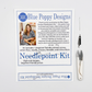 Blue Poppy Designs - 1 Bird Bamboo Mahjong Peacock Needlepoint Kit